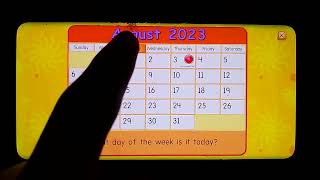 Starfall: The "August 22, 2023" Calender