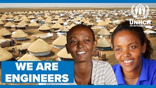 Sudan: Refugee women use their engineering skills to build shelters for refugees \u0026 host communities