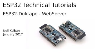 ESP32 Technical Tutorials: ESP32 Duktape   WebServer