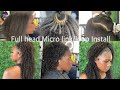 Kinky curly Micro links! Fast and easy install with pre-beaded links | Ft Y Wigs