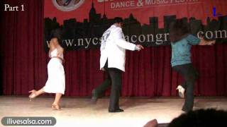 Eddie Torres Shine Workshop (Sun.) @ the 2009 New York Salsa Congress (part 1)