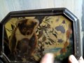 gloriously kitsch art deco toffee tin with koala bear u0026 sunset silhouette