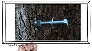 DIY tree house anchors