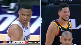 Russell Westbrook Blocks Devin Booker To Seal Clippers Win 😳