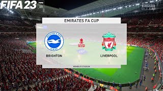 FIFA 23 | Brighton vs Liverpool - Emirates FA Cup - PS5 Full Match & Gameplay