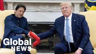 President Trump meets with Pakistani Prime Minister Imran Khan