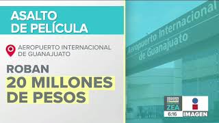 ¡Asalto de película! Roban 20 millones de pesos en Guanajuato | Noticias con Francisco Zea