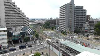 地上区間国領駅を見下ろす