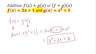 2A.2 Operations with Function Notation