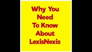 LexisNexis and NACA: MUST WATCH!