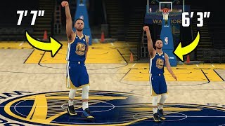 What If Stephen Curry Was 7 Foot 7? NBA 2K18 Gameplay Challenge!