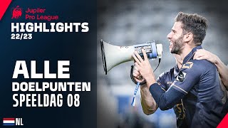 ALLE DOELPUNTEN ⚽💪 Jupiler Pro League Highlights GD08
