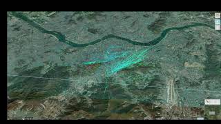 (μμΈ)10m * 10m μ΄κ³ ν΄μλ λ°λμ₯ λ°μ΄ν° κ°μν - High Resolution Wind Data Visualization Seoul using mago3D
