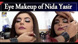 Glamorous Eye Makeup of Nida Yasir | Good Morning Pakistan
