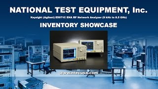 Keysight (Agilent) E5071C Equipment Showcase - National Test Equipment