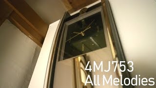 シチズン メロディクロック セーラスHS 4MJ753 全曲動画 Rhythm Contemporary Pendulum Musical Wall Clock