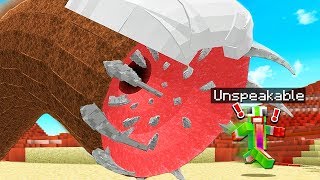 ESCAPING THE UNKILLABLE MINECRAFT BOSS! *INSANE*