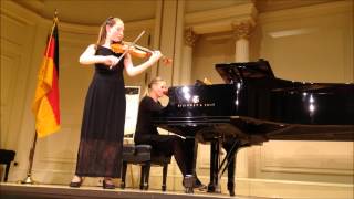 Valeria Varlashova Carnegie Hall 2015 01 20 Viotti Concerto # 22 III mv.