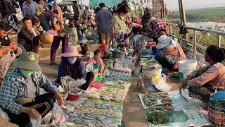 ตลาดนัดไทยลาว อ.ธาตุพนม ของป่าลาว อาหารบ้านๆ จ.นครพนม