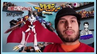 Unboxing Reviews SH Figuarts Omegamon Premium Color Edition de Bandai en Español.