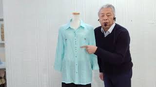 ブラウスの説明です徳島呉服寝具洋服タオルギフト山善