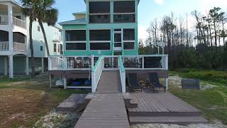 Closeup of Beach side House,over roof all the way to Street good view of Preserve behind us