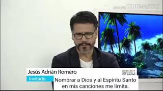 Jesus Adrián Romero:  "Nombrar a Dios o al Espíritu Santo en mis canciones me limita"