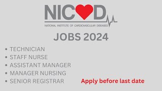 NICVD hospital jobs