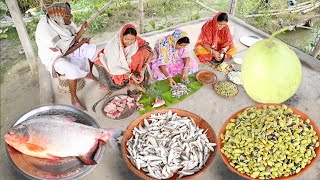 রুপচাঁদ মাছের কালিয়া,ছোট মাছ দিয়ে লাউ ঘন্ট আর সিম বীজের ভর্তা এই দিয়ে দুপুরের খাওয় দাওয়া