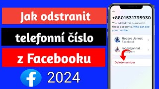 Jak odstranit telefonní číslo z Facebooku |  Odebrat telefonní číslo z Facebooku