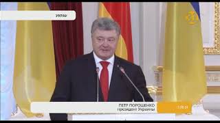 Порошенко назвал «наградой» санкции России в отношении Украины