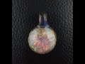 Making a glass pendant that looks like a nebula!