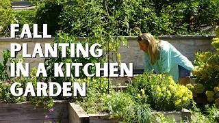 Changing This Kitchen Garden From Summer to Fall Planting