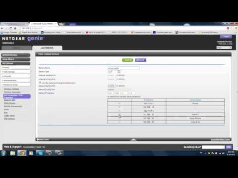 Opening ports on a Netgear router Opening ports on a Netgear router