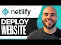 How To Deploy a Website on Netlify (Step-by-Step)