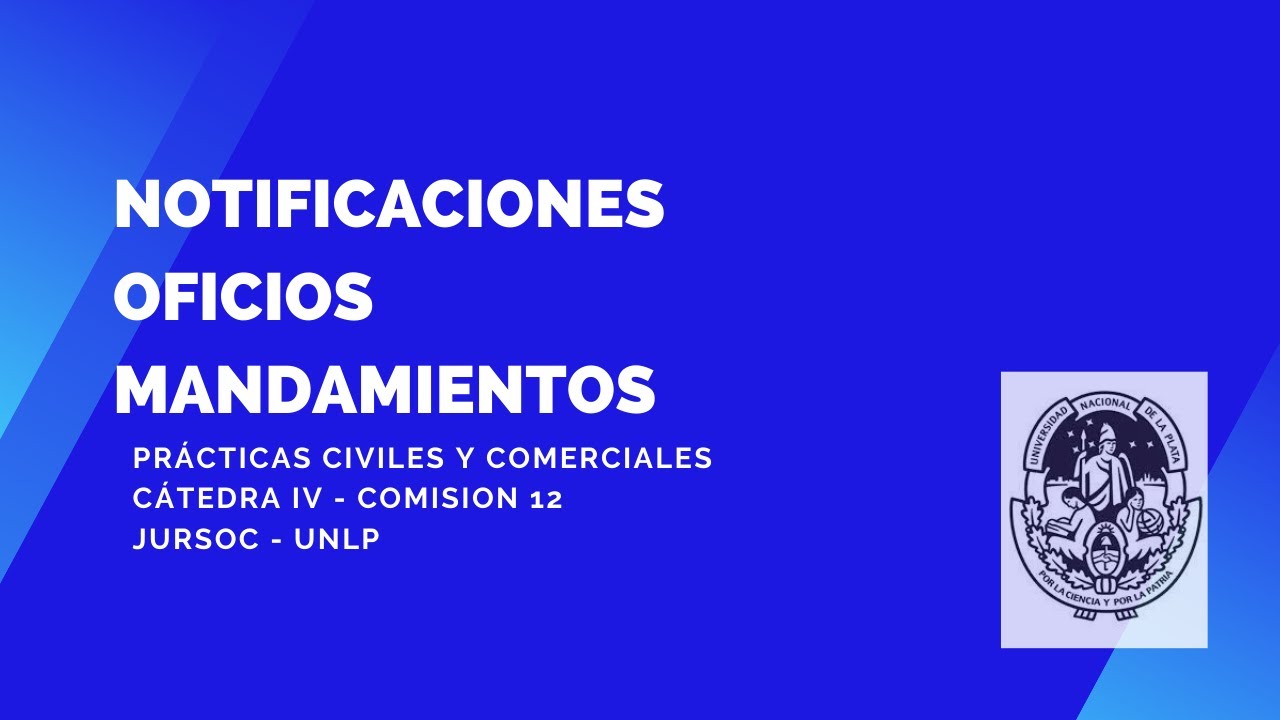 Notificaciones Procesales: Cédulas, Oficios Y Mandamientos - YouTube