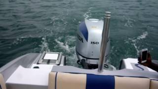 SERVEMARINE boat test with Honda BF150 part II by Des Rose