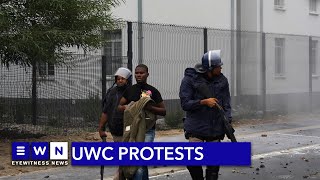 Arrests, rubber bullets and stun grenades as UWC students protest lack of security.