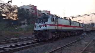 #22717 Rajkot - Secunderabad SF Express || @rail.bhakt123