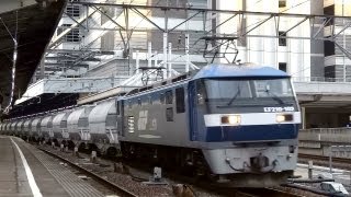 JR貨物 EF210-102 貨物列車(5580レ 桃太郎 ホキ1000 白ホキ 炭カル)名古屋