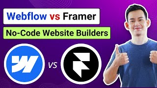 Webflow vs Framer | No-Code Website Builder for Designers & Startups | Framer vs Webflow