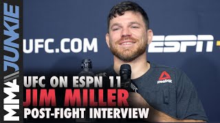 Jim Miller makes more history with win | UFC on ESPN 11 post-fight interview