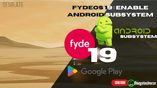 FydeOS 19 : Enable Android Subsystem | Enable Play Store on FydeOS 19 | Fyde OS Android 2024 HINDI