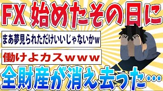 【悲報】FX始めたその日に全財産を失った…【2ch面白いスレ】