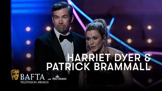 Harriet Dyer & Patrick Brammall fail to give away the International award | BAFTA TV Awards 2023