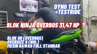 DYNO TEST NINJA BLOK OB (overbos) 31hp