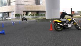 第４３７回　へなちょこライダー走行会１７　チョコさん　８の字練習