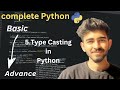 Python Tutorial #5 |Type Casting in Python | Convert Data Types in Python Easily