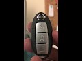 How to change a battery on a Nissan Qashqai key fob