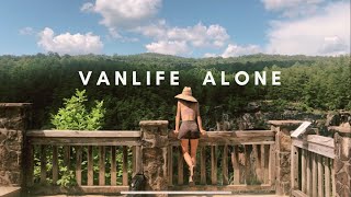 vanlife alone . solo female travel | #8